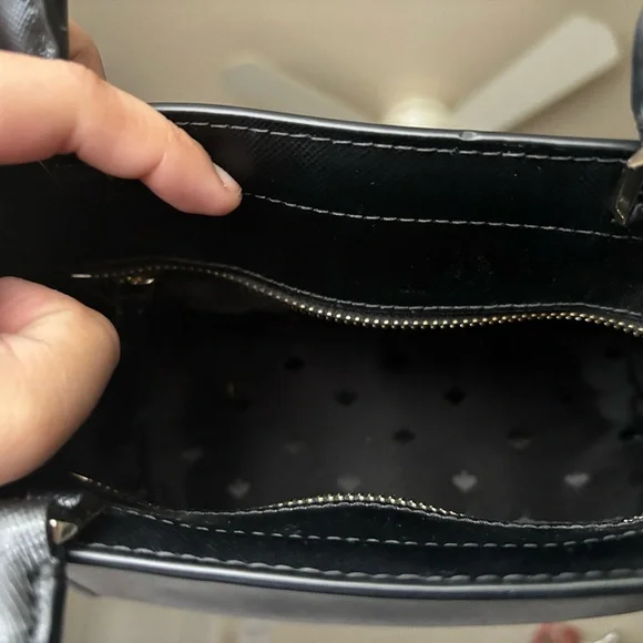 kate spade Black Leather Mini Tote - Picture 3 of 4